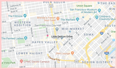 Little Gem on Grove Gluten Free Google Map