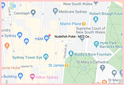 Nudefish Poke - Google Map