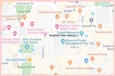 Nudefish Poke - Met Centre Google Map