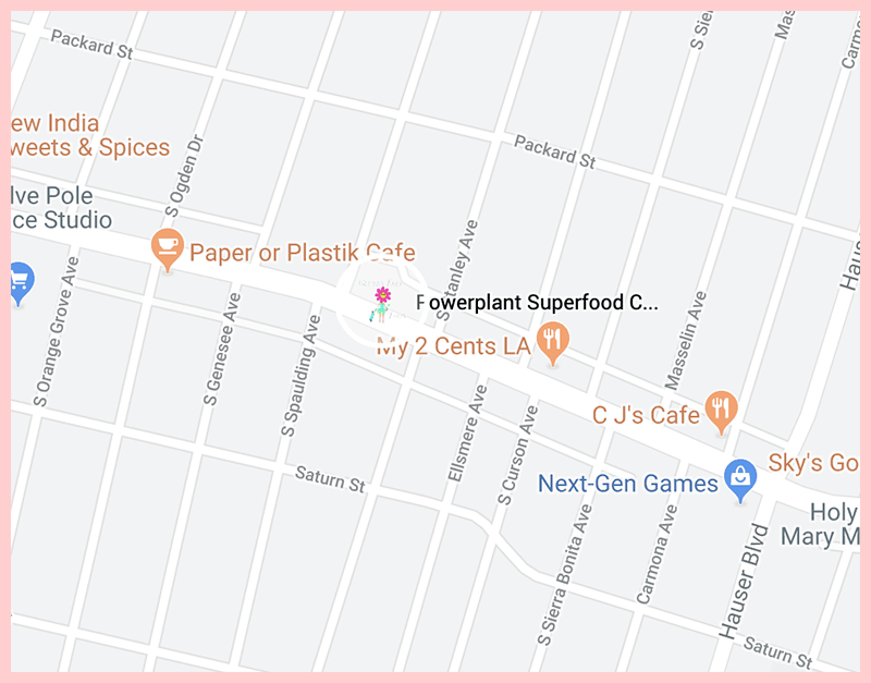PowerPlant Super Food Cafe Google Map