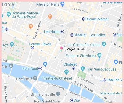 Veget Halles Gluten Free Restaurant Google Map Paris