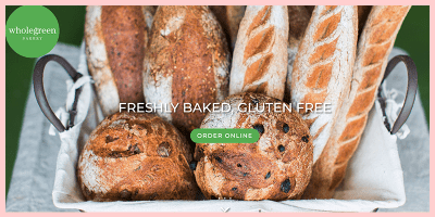 Wholegreen Bakery Gluten Free Sydney