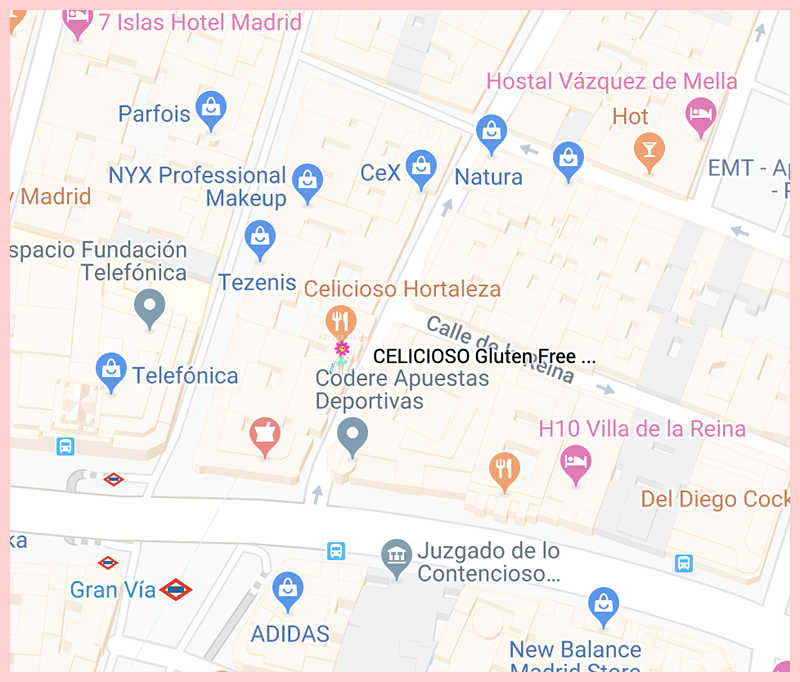 CELICIOSO Gluten Free Bakery Google Map