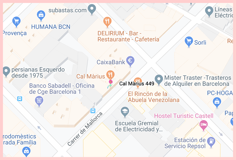 Cal Marius 449 Barcelona Google Map