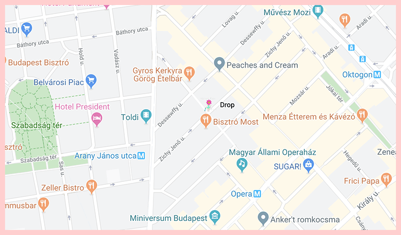 Drop Gluten Free Google Map