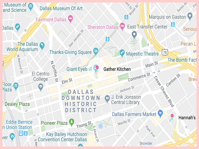 GatherDallas Google Map