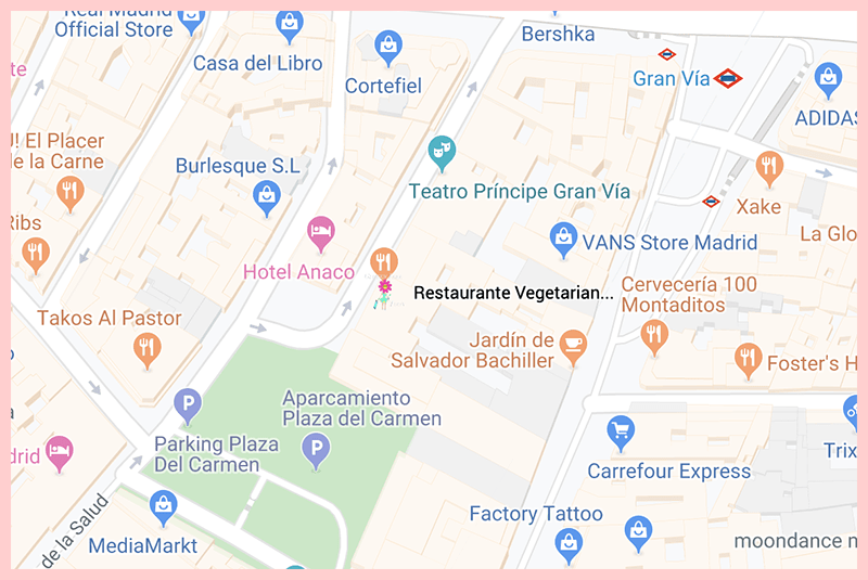 Restaurante Vegetariano Artemisa Sol Google Map