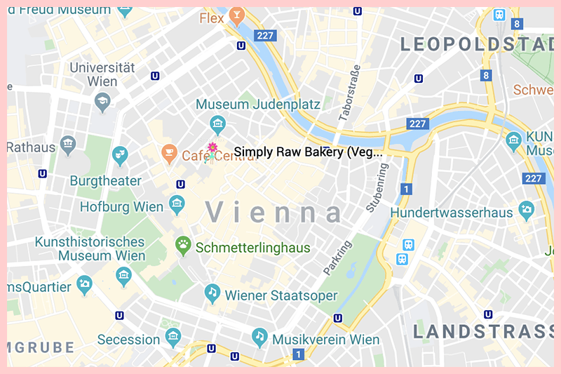 Simply Raw Bakery Google Map