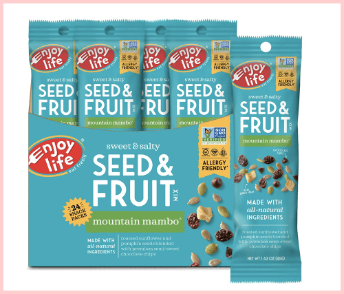 Enjoy Life Seed Fruit Mix Soy free Nut free Gluten free Dairy free