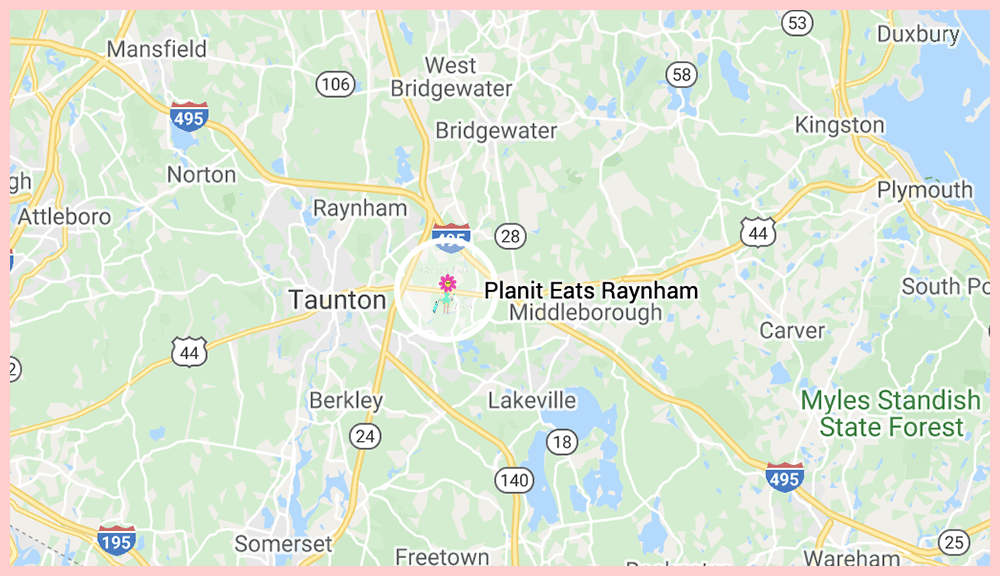 Planit Eats RaynhamMap