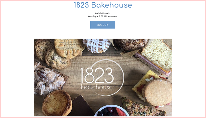 1823 Bakehouse