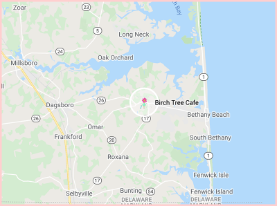 Birch Tree Cafe Map