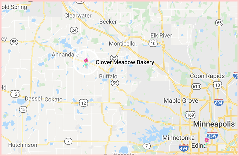 Clover Meadow BakeryMap