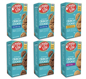 Enjoy Life Soft Baked Cookies, Soy free, Nut free, Gluten free, Dairy free, Non GMO, Vegan, Variety Pack